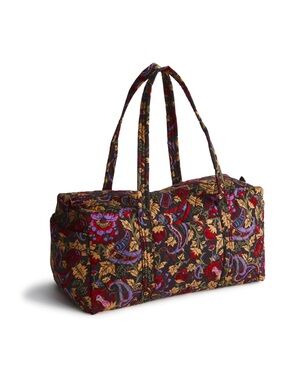 NWT Vera Bradley Original Duffel Bag Midnight Garden Paisley